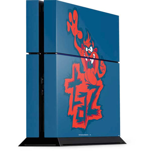 Looney Tunes Tasmanian Devil Blue PlayStation PS4 Skins